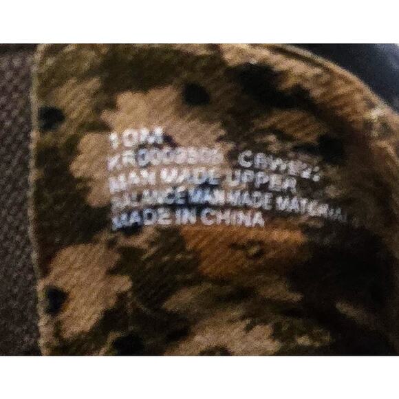 Korks Elsie Ankle Booties Chunky 3" Heel Round-Toe Brown-Faux Leather Size 10 - Picture 12 of 12